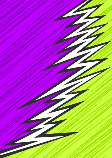 Abstract Background Colorful Zigzag Slash Lines Pattern Some Copy Space — Stok Vektör