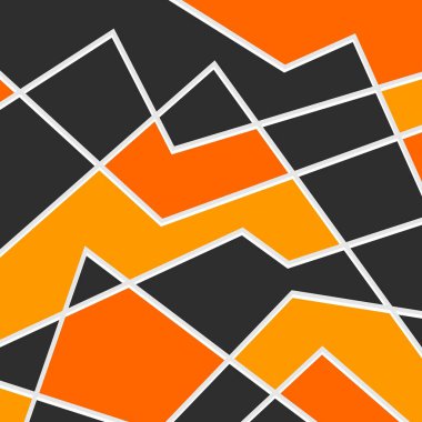 Renkli soyut geometrik desenli minimalist bir arka plan. Soyut iç duvar kağıdı