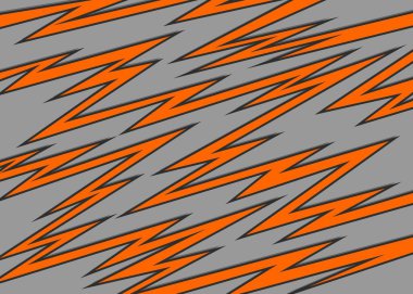 Abstract background with zigzag and spike line pattern