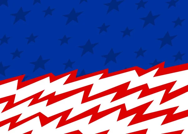 Abstract Background American Flag Theme — Stok Vektör