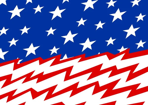 Abstract Background American Flag Theme — Stok Vektör