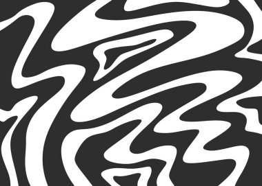 Şirin dalgalı çizgi desenli soyut arkaplan