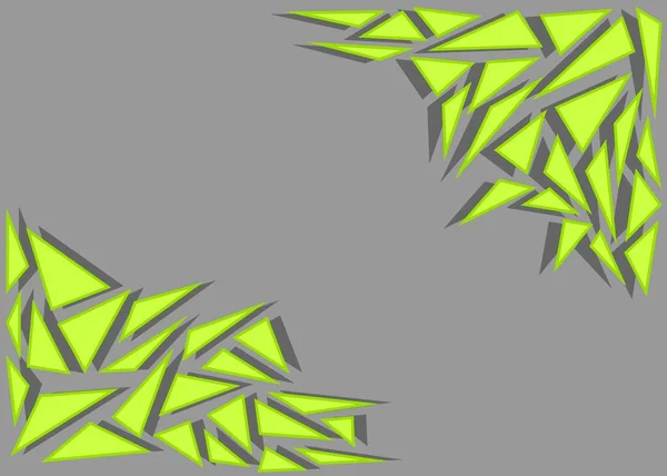 Egyszerű Geometriai Háttér Szabálytalan Háromszög Mintával Némi Másolási Térrel — Stock Vector