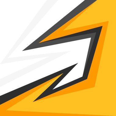 Eğimli keskinlik ve ok desenli minimalist arkaplan ve bazı kopyalama alanı alanı