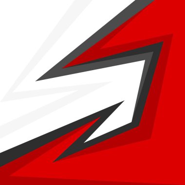 Eğimli keskinlik ve ok desenli minimalist arkaplan ve bazı kopyalama alanı alanı