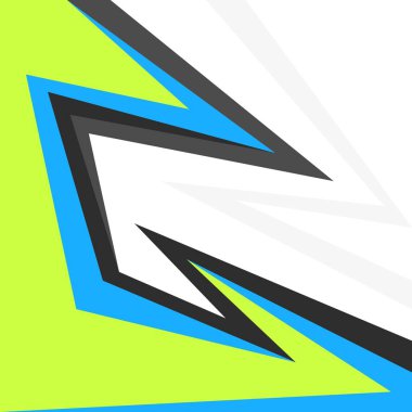 Eğimli keskinlik ve ok desenli minimalist arkaplan ve bazı kopyalama alanı alanı