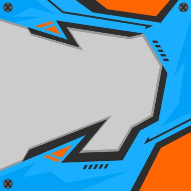 Geometrik desenli fütüristik teknik arkaplan ve bazı kopyalama alanı