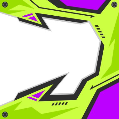 Geometrik desenli fütüristik teknik arkaplan ve bazı kopyalama alanı