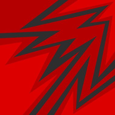 Patlayan zigzag desenli basit arkaplan