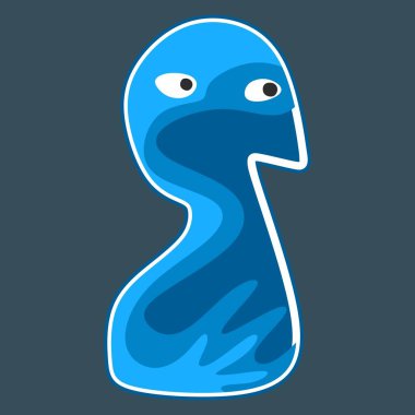 Yüz sanatının soyut çizimi