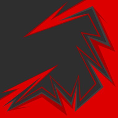 Keskin ve sivri desenli soyut arkaplan ve bazı kopyalama alanı ile