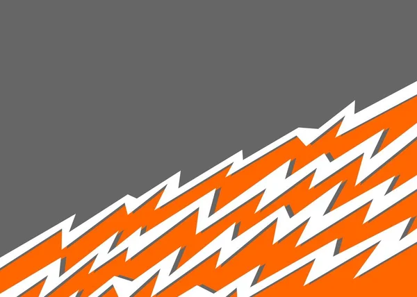 Einfacher Hintergrund Mit Gezackten Linienmustern Und Etwas Kopierfläche — Stockvektor