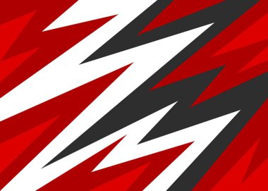 Renkli, keskin ve zikzak desenli soyut bir arkaplan. Soyut geometrik duvar kağıdı