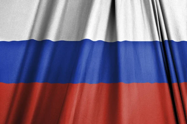 Státní Vlajka Ruska Tricolor Ilustrace — Stock fotografie