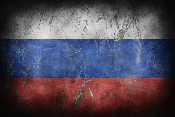 Ryssland Tricolor Flagga Illustration — Stockfoto