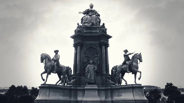 Vienna Austria July 2018 Monument Sculpture Maria Theresa Maria Theresien — ストック写真