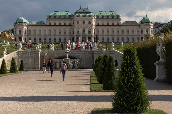 Vienna Austria August 2019 Belvedere Palace Vienna Austria Palace Were — ストック写真