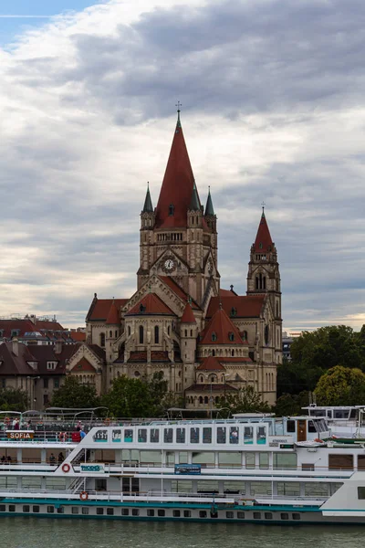 Vienna Austria August 2019 Saint Francis Assisi Church Also Known — Stockfoto