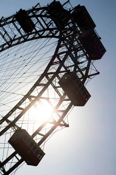 Roda Gigante Parque Diversões Chamado Prater Viena Áustria — Fotografia de Stock