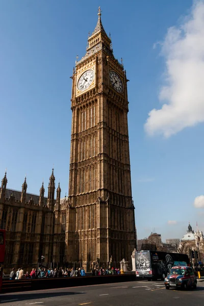 Londres Inglaterra Aril 2012 Big Ben Gran Campana Torre Del — Foto de Stock