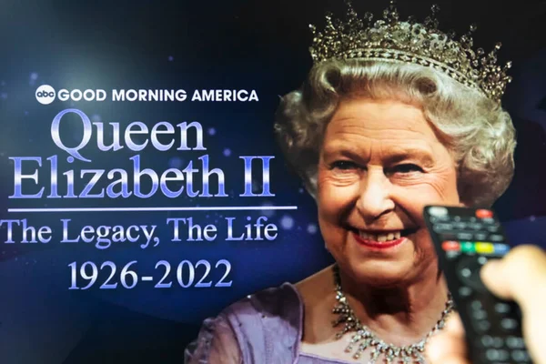 Belgrade Serbia September 2022 Queen Elizabeth Passing Queen Dead Age — Stock Photo, Image