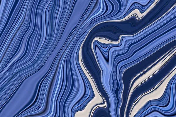 Sztuka płynów. Marmurowy tusz kolorowy. Niebieski marmur wzór tekstury abstrakcyjne tło. może być stosowany do tła lub tapety, atrament Flow — Zdjęcie stockowe