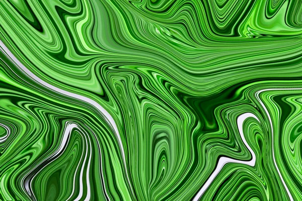 Sztuka płynów. Marmurowy tusz kolorowy. Zielony marmur wzór tekstury abstrakcyjne tło. może być stosowany do tła lub tapety, atrament Flow — Zdjęcie stockowe