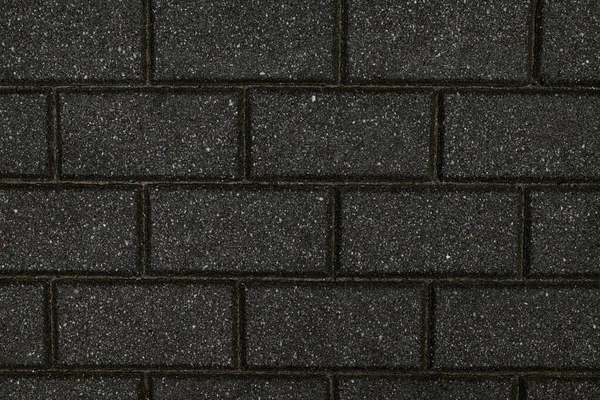 Rough Textured Surface Gray Rectangular Paving Slabs Close Pavement Tile — Stockfoto