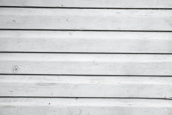 Крупный План Горизонтальные Белые Окрашенные Деревянные Доски Абстрактная Текстура Фона — стоковое фото