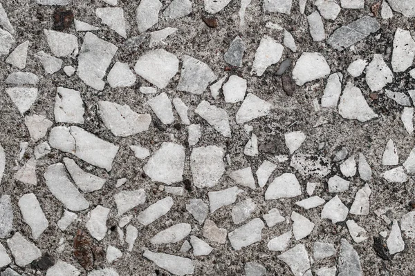 Close Texture Gray Granular Granite Cracked Pieces Tile Granite Surface — Stok fotoğraf
