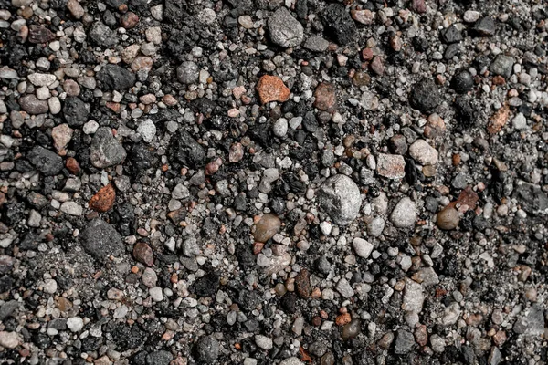 Gray Colorful Small Rocks Background Texture Gravel Pebbles Stone Texture — 스톡 사진