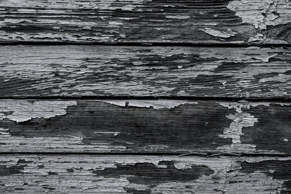 Close Horizontal Old Wooden Planks Shabby White Paint Abstract Background — ストック写真