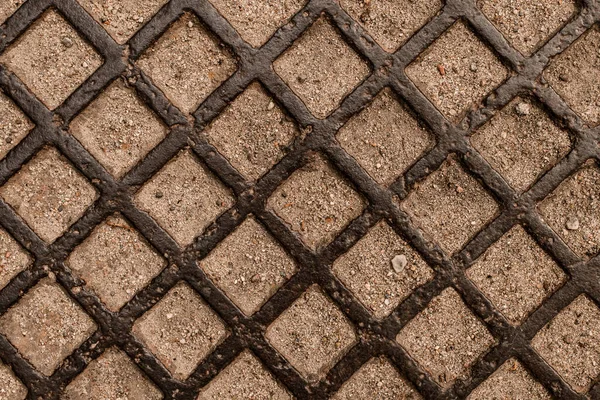 Close Old Corrugated Metal Sheet Traces Scratches Rust Background Texture — Stock Photo, Image