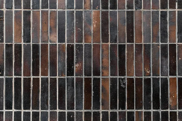 Renkli Kahverengimsi Seramik Seramik Seramik Dikdörtgen Biçiminde Güzel Bir Duvar — Stok fotoğraf