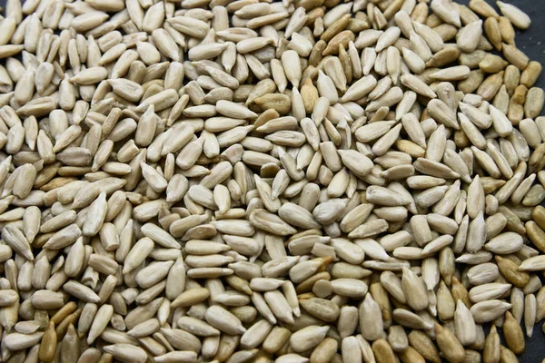 Image Some Raw Sunflower Seeds Creating Background Nutritional Themes — Stockfoto