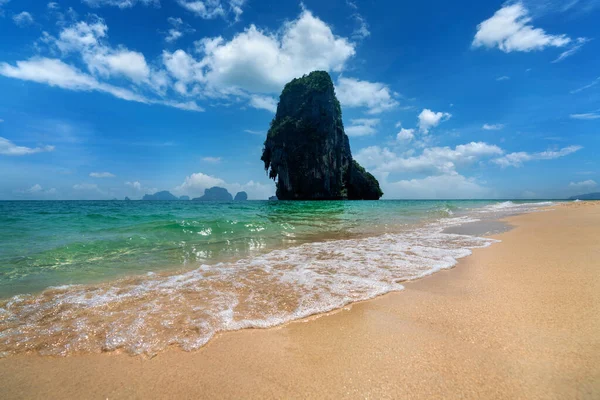 Όμορφη Θαλασσογραφία Παραλία Railay Στην Επαρχία Krabi Ταϊλάνδη — Φωτογραφία Αρχείου