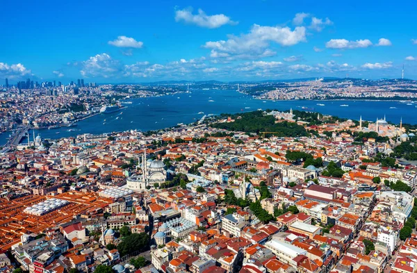 Vista Aérea Ciudad Estambul Turquía — Foto de Stock
