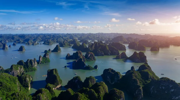 Vista Aérea Halong Bay Vietnã — Fotografia de Stock