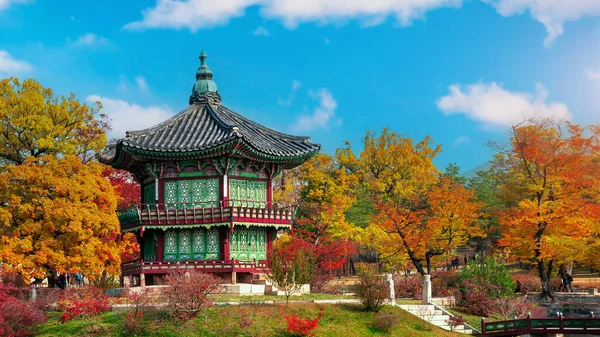 Gyeongbokgung Palace Autumn Seoul South Korea — Stock Photo, Image
