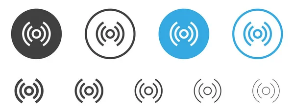 kablosuz ağ sinyal simgesi. nfc internet bağlantısı simgeleri