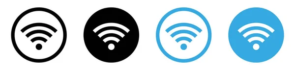 Nternet Erişimi Internet Bağlantısı Için Kablosuz Kablosuz Bağlantı Simgesi — Stok Vektör