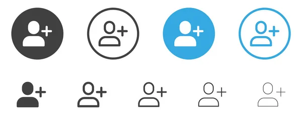 Yeni kullanıcı simgesi erkek vektör profil avatarını artı sembolle ekle, kullanıcı profili simgesi ekle