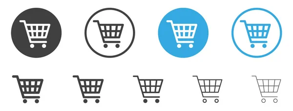 Alışveriş arabası simgesi, market sepeti sembolü