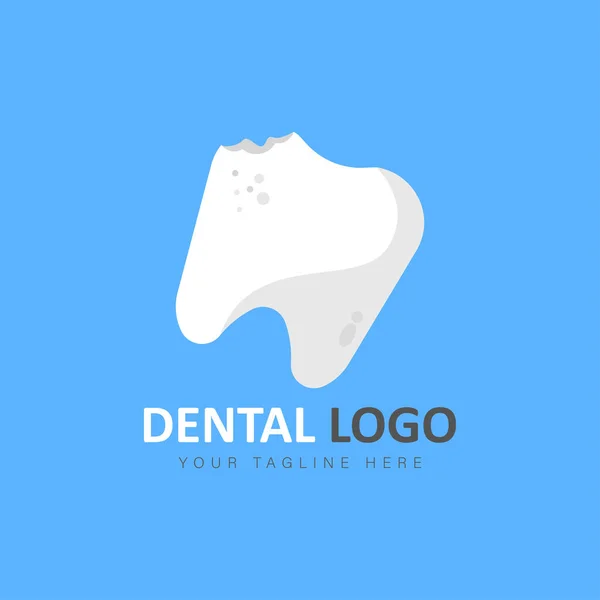 Illustrazione Del Logo Dentale — Vettoriale Stock