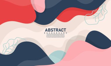 Soyut renkli memphis arkaplanı