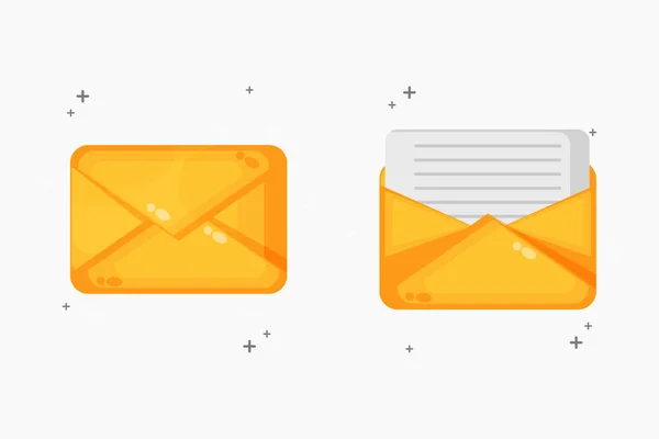 Design Vektor Für Mail Symbole — Stockvektor