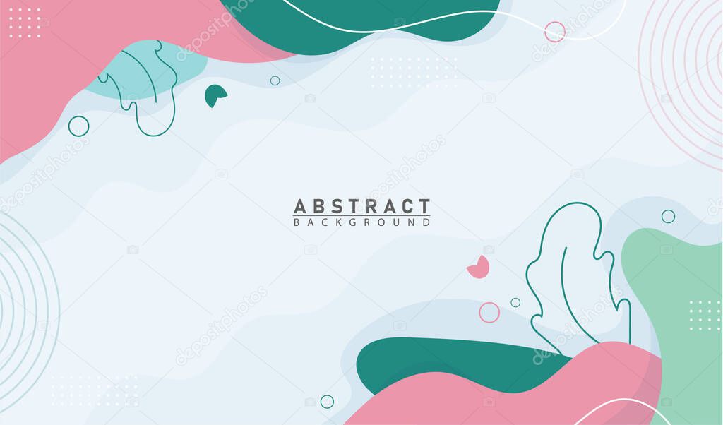 Abstract colorful background shape