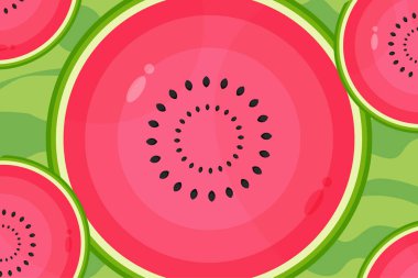karpuz arkaplan tasarım vektörü