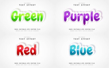 düzenlenebilir metin efekti tasarımı