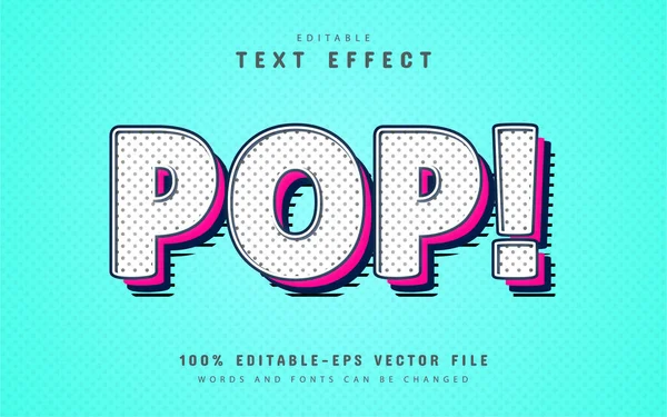 Pop sanat düzenlenebilir metin efektleri
